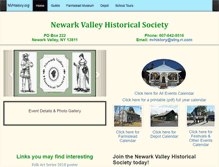 Tablet Screenshot of nvhistory.org